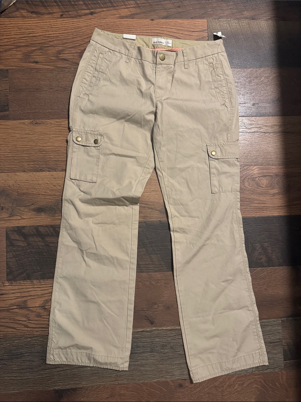 Old Navy Khaki Beige Cargo Capris